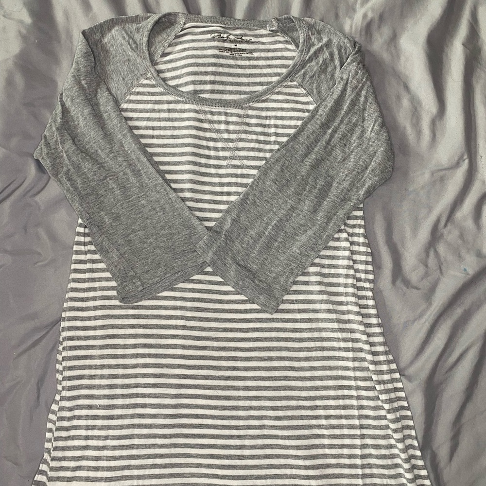 Striped Grey Nightgown🤍